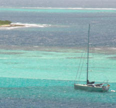 Ankern im Atoll